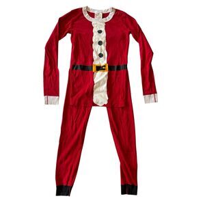 Hanna Andersson Christmas Santa Claus Pajama Set Xmas Holiday Pajamas Size 10